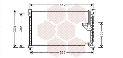 VAN WEZEL Kondensaator,kliimaseade 25005085